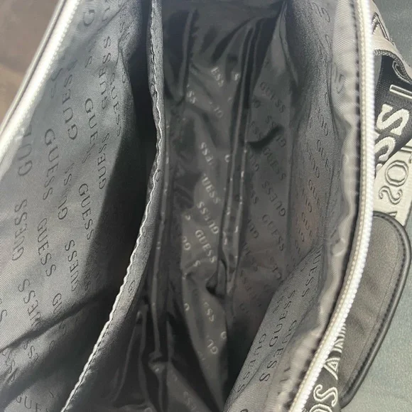 GUESS Black and White Shoulder Bag - Picture 4 of 12